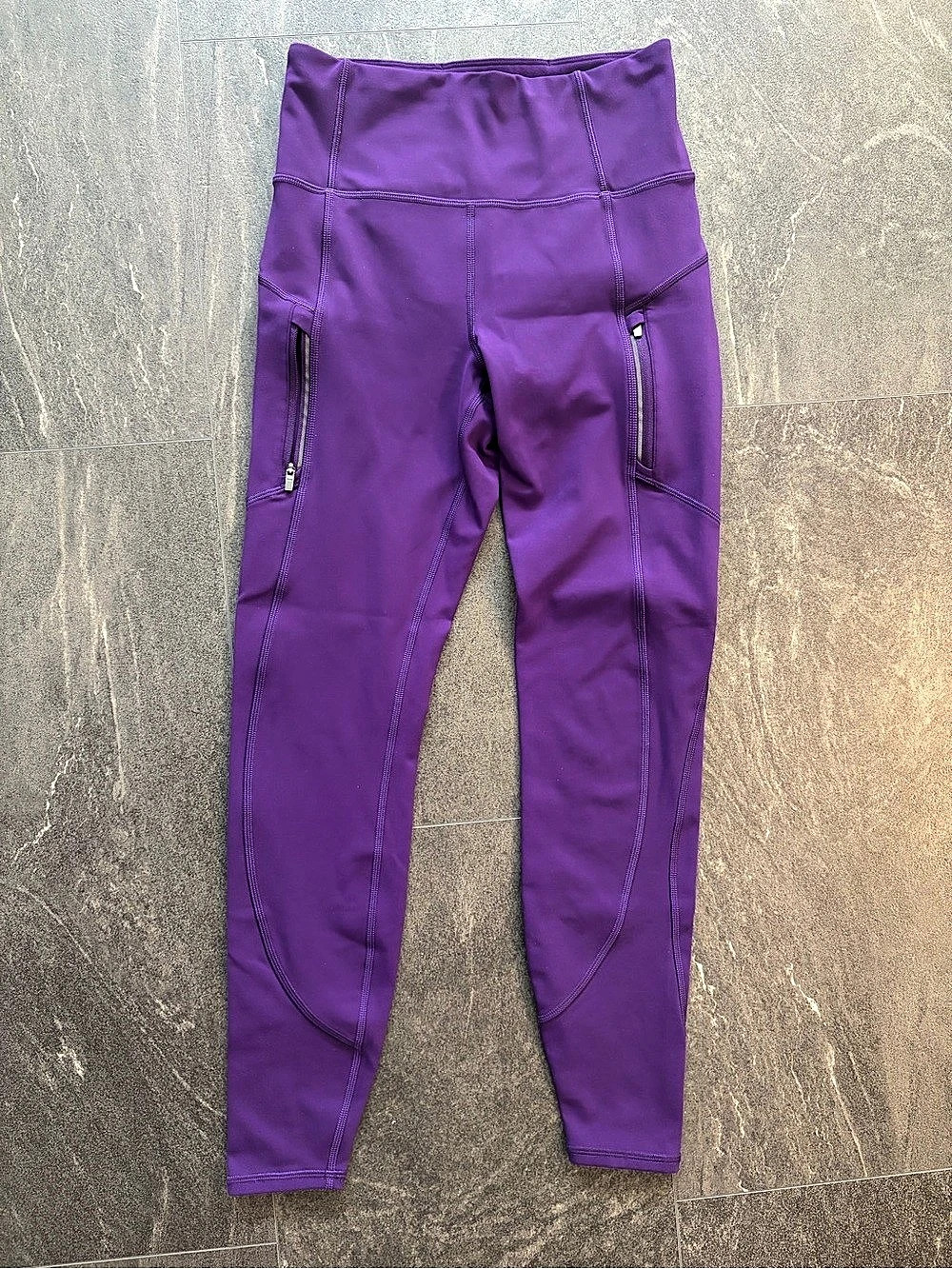 Athleta Rainier Purple Athletic Leggings